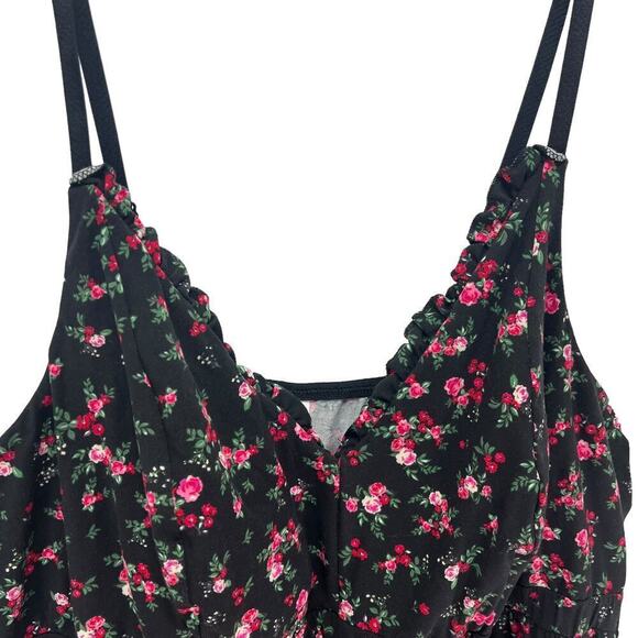 Cacique Lane Bryant NWT Rose Print Knit Sleep Chemise Cami Top Plus Size 26 / 28 - Picture 2 of 9
